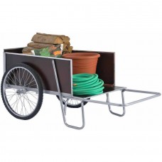 Steel Yard/Garden Cart, 67"W, 13.6 cu. ft.   554222511
